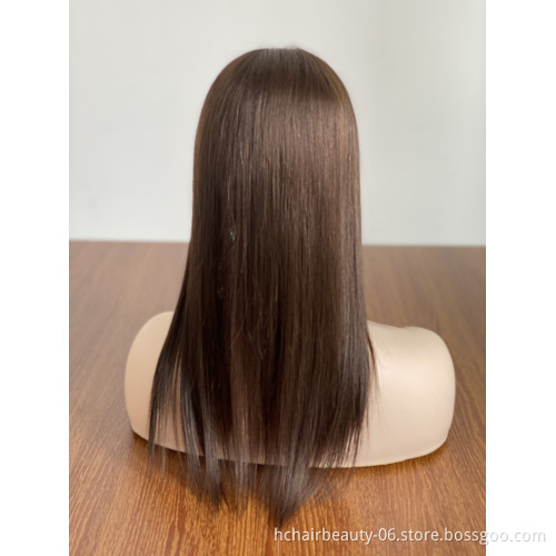 New Arrival European Silk Base Remy Human Hair Piece Topper Natural Straight Human Hair Toppers For Women